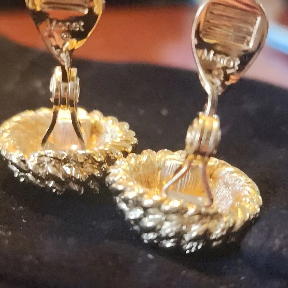 Monet Gold-Tone Twisted Rope Clip-On Earrings